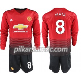 Koszulka Manchester United MATA 8 Dziecięca Główna 2018-2019 - Koszulki Piłkarskie(L/S)
